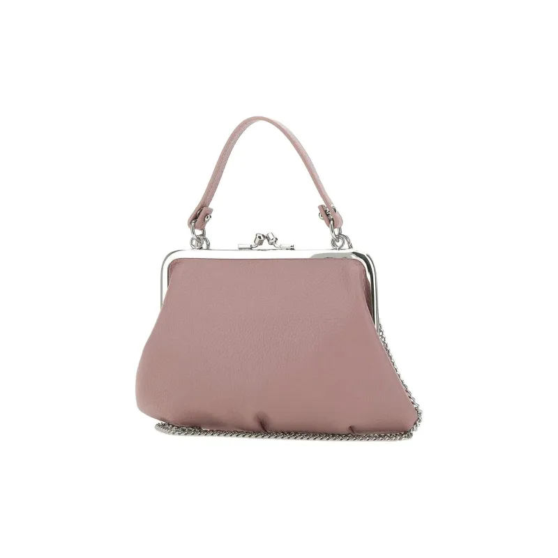 Vivienne Westwood Granny Frame Polyurethane Shoulder Bag, Crossbody Bag, Handbag Women's Pink-1