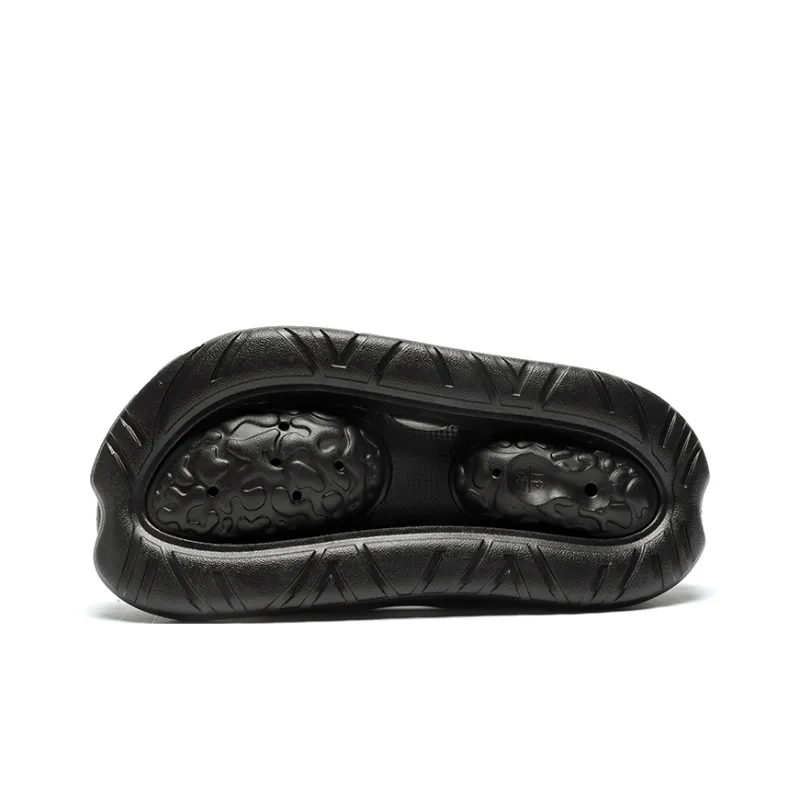 Cool Mamba Series Slip Resistant Massage Cushioning Slide Slippers Unisex Spurs Black-5