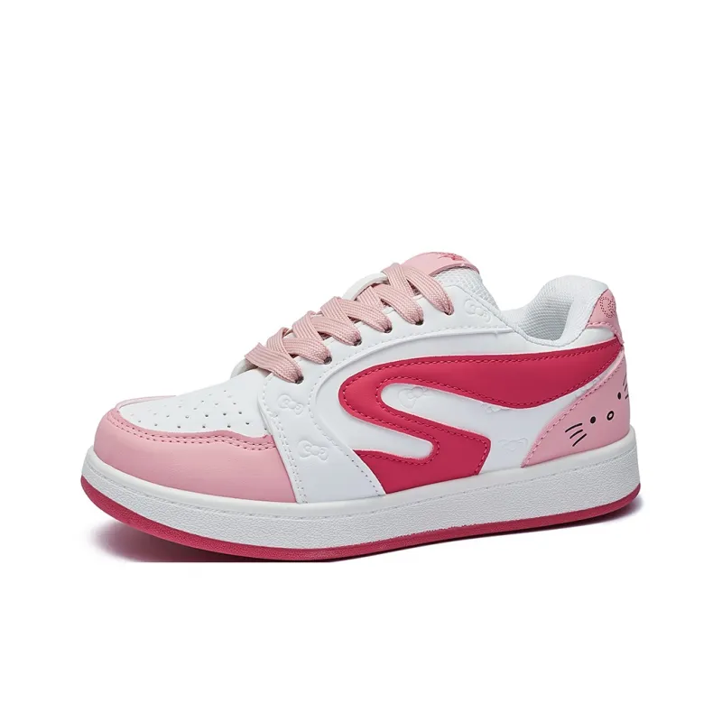 VKOI 1999 Balanced, Lightweight, And Breathable Low Top Skateboard Shoes Women's Red-5