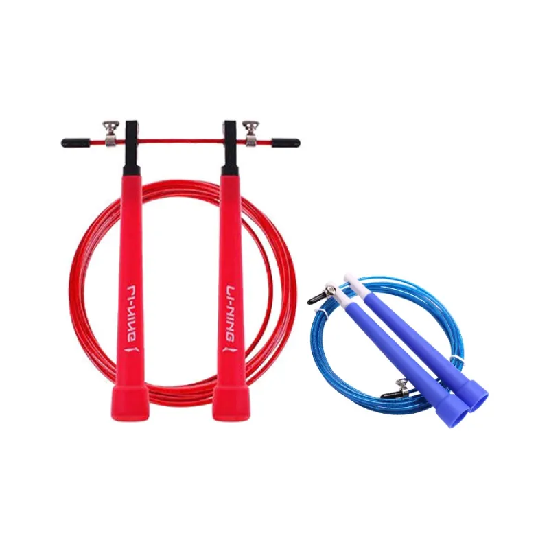 LiNing Professional Racing Non Countable Jump Ropes Adults Steel Wire+PVC Rope+PP Controller Cord Length 3m-9