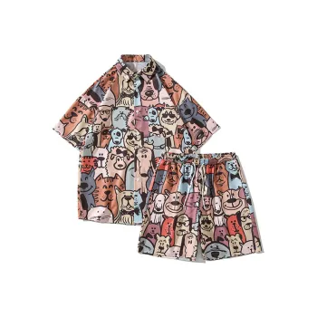Fakeyoung Shirt Matching Set Unisex