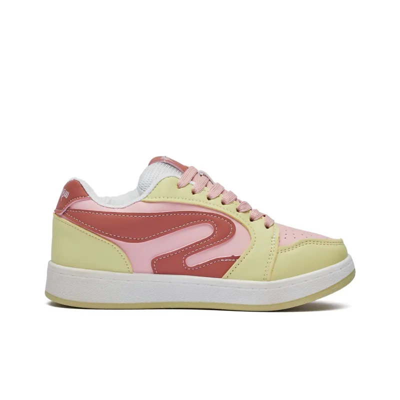 VKOI 1999 Abrasion Resistant, Lightweight, And Breathable Low Top Skateboard Shoes Women's Strawberry Pink-1