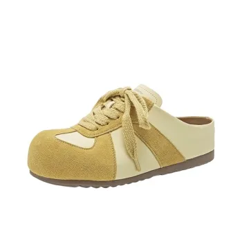 ABCYLM Rubber Sole Quiet Abrasion Resistant Slip Resistant Closed Toe Slippers Women's