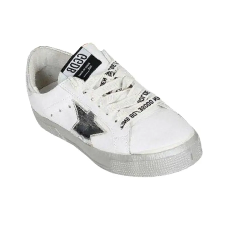 Golden Goose May Low Top Skateboard Shoes Women's White-1