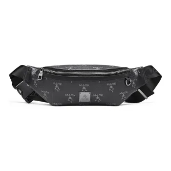 FAIRWHALE PVC Sling Bag Unisex Black