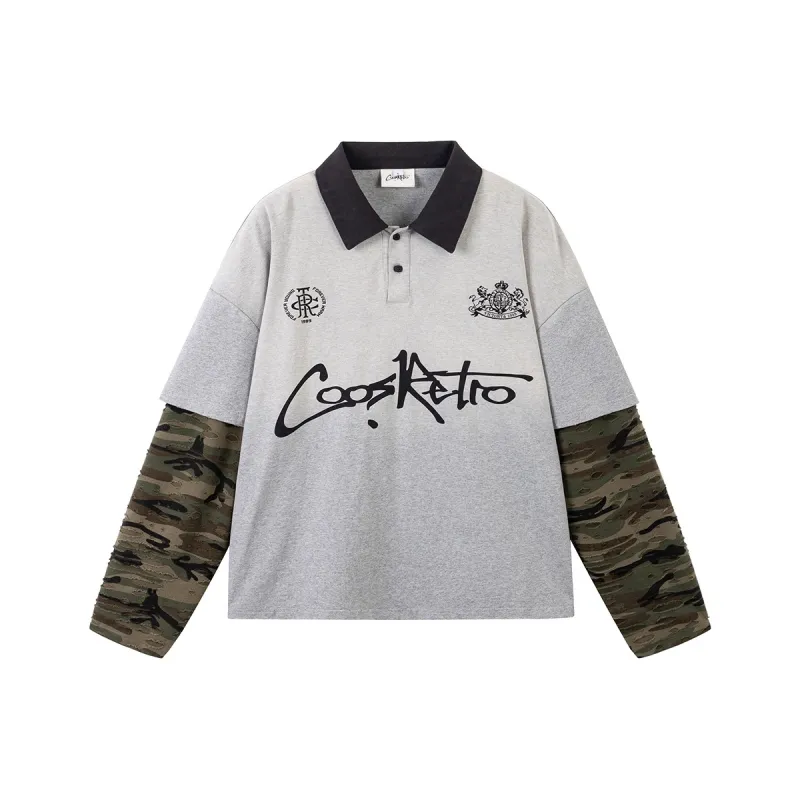 CoosRetro T Shirts Men Heather Gray-0