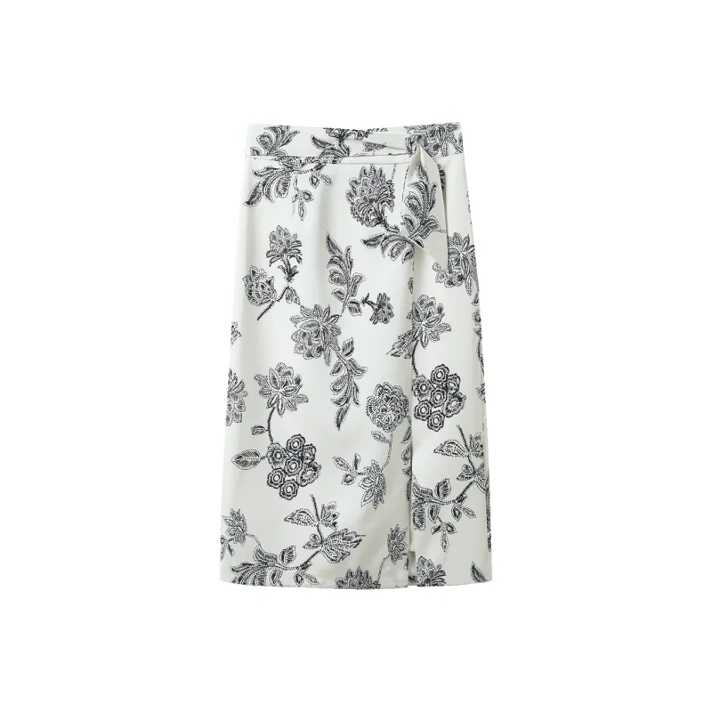 Hang Yi Court Casual Long Skirt Women's-2