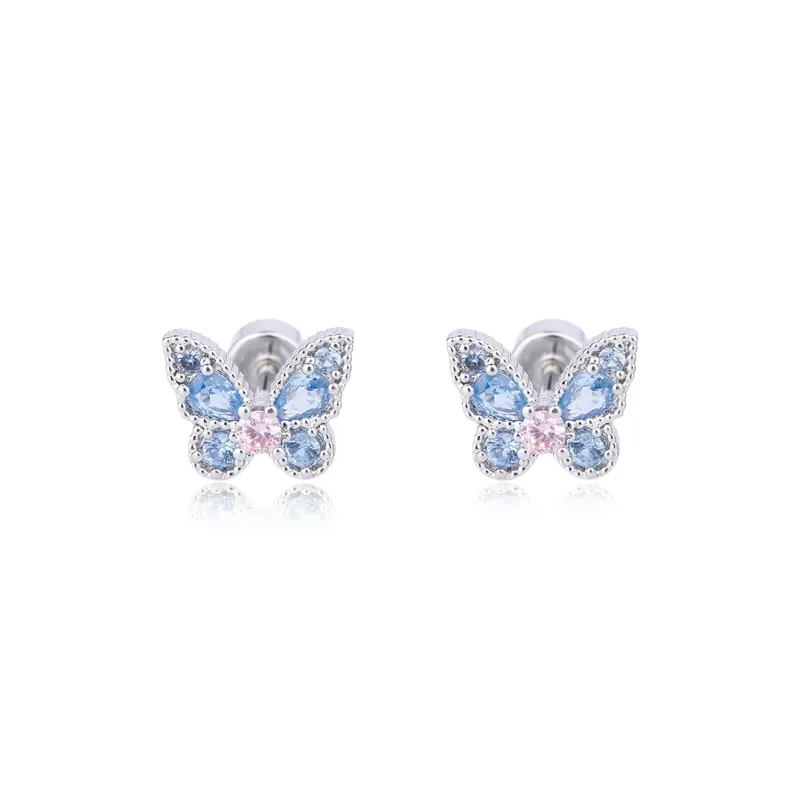 Inkopper Titanium Steel Stud Earrings Women's-0