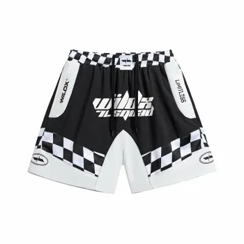 WILDX Sports Shorts Unisex Racing Black