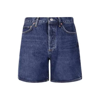 AGOLDE Dame High Rise Denim Shorts