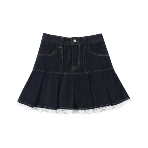 SYEEE WITH U Denim Short Skirts Women's