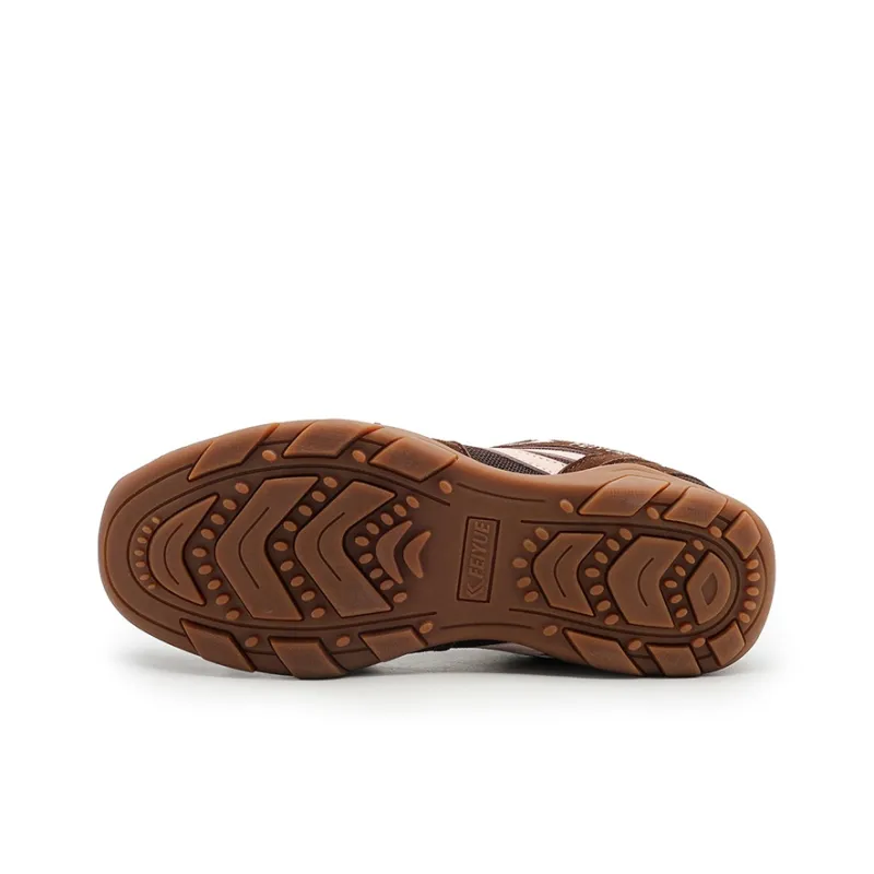 Feiyue Wear resistant And Lightweight Low Top Casual Shoes Women's Brown Pink Red-5