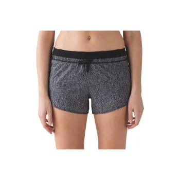 Lululemon Run It Out Sports Shorts Women's Black White