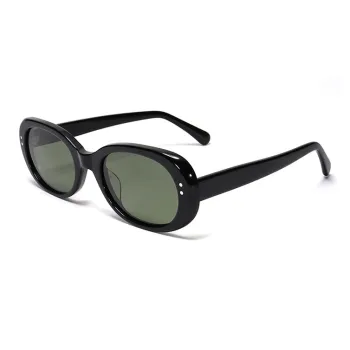 YUZHAOLIN Plate Frame Oval Sunglasses Unisex