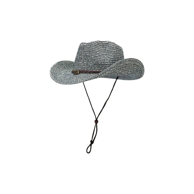 Yalu Straw Woven Bucket Hats Unisex-8