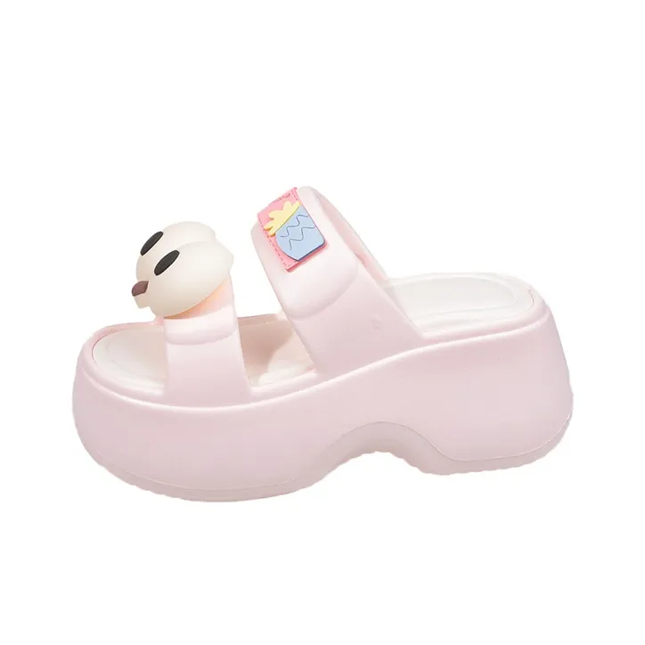 Puppytown Slip Resistant Abrasion Resistant Slide Slippers Women's-10