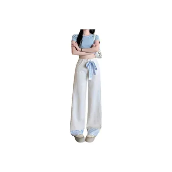 Mu Xiao Xin Jeans Women's White