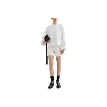 JIL SANDER High rise Denim Shorts