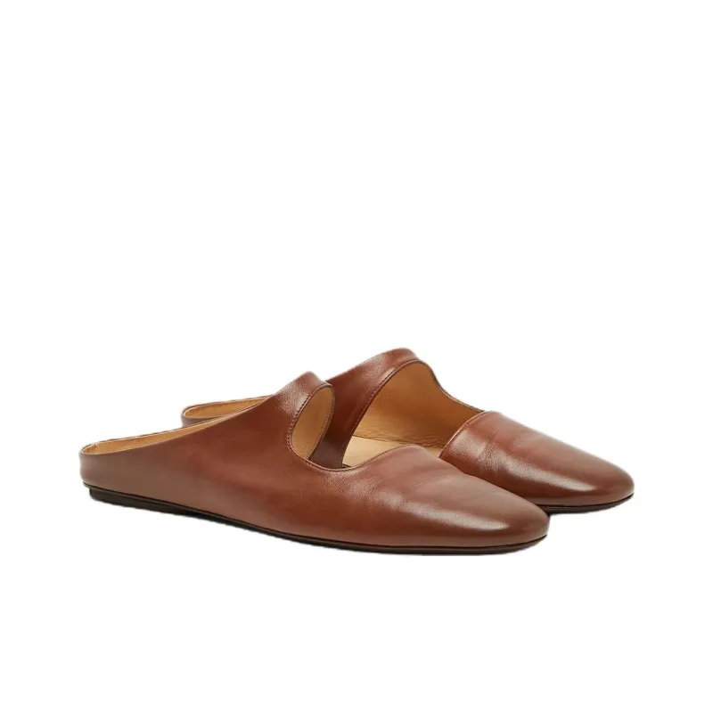 Marsèll Rubber Sole Slip Resistant Closed Toe Slippers Women's Brown-2