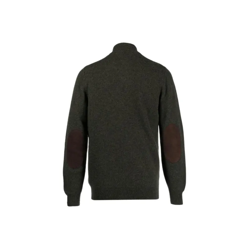 BARBOUR Logo Patch Button-Up Cardigan-1