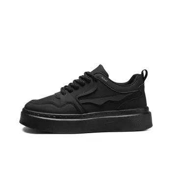 PROTECTCAMEL Abrasion Resistant Lightweight Height Increasing Low Top Skateboard Shoes Men's