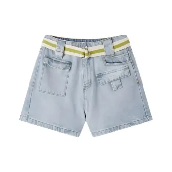 EICHITOO Denim Shorts Women's Light Blue