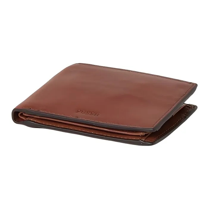 FOSSIL Leather Wallet Men's Brown-2