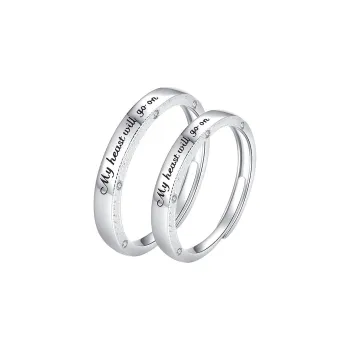 DAWO S999 Fine Silver Rings Unisex