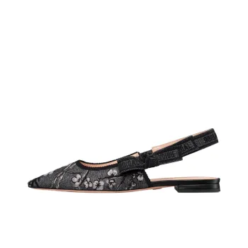 DIOR J'Adior Casual Single Shoes Women's Black