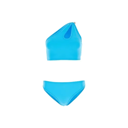 Bottega Veneta Asymmetric Top Bikini Set