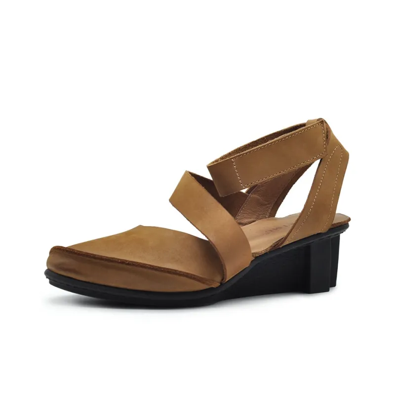 ARTMU Wedge Heel High Heels 5.5cm Women's Brown-1