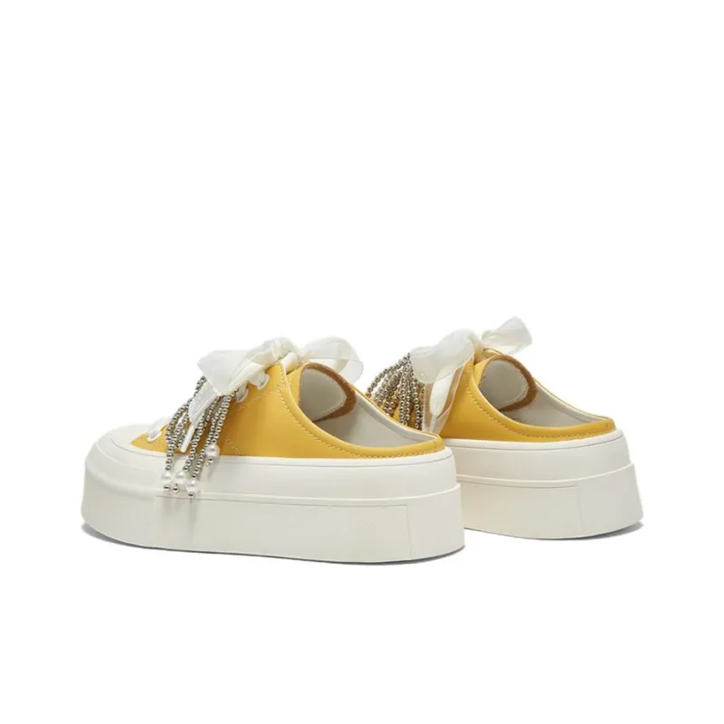 BASTO Rubber Sole Quiet Closed Toe Slippers Women's-7