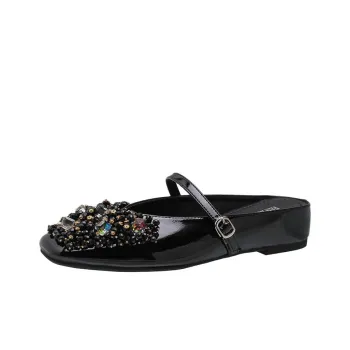 Than Than Me Rubber Sole Slip Resistant Closed Toe Slippers Women's
