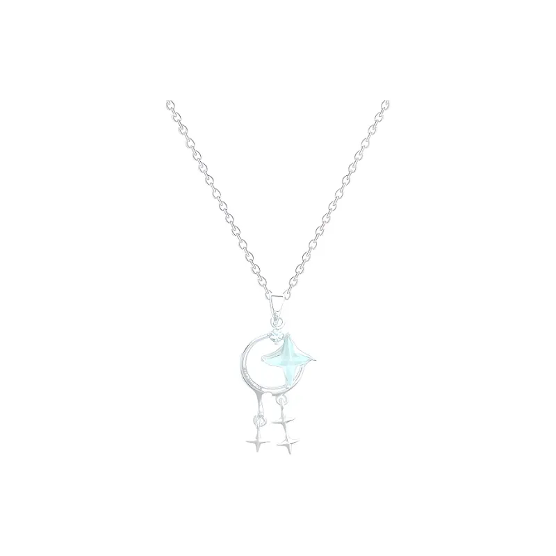ALI THE FOX Titanium Steel Necklaces Women's-0