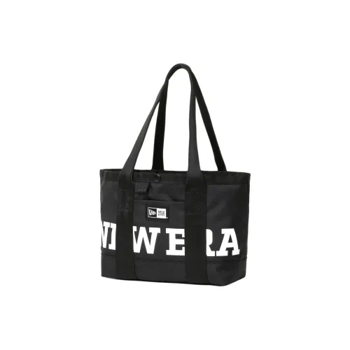New Era Cotton Woven Tote Bag, Shopping Bag, Shoulder Bag Mini Unisex Black