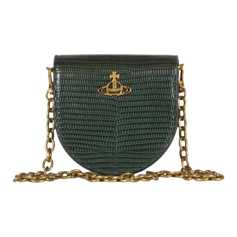 Vivienne Westwood Leather Crossbody Bag Women's Green-0