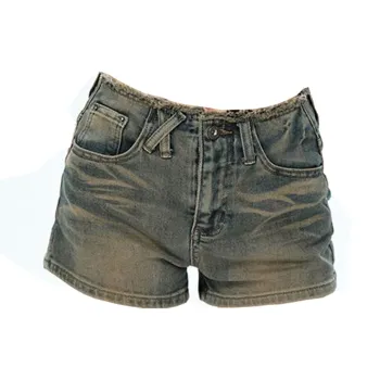 Honey Denim Shorts Women's Nostalgic Blue