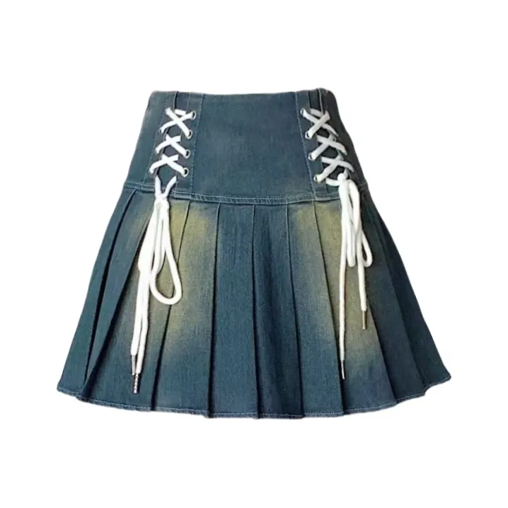 YGPRW Denim Short Skirts Women's-6