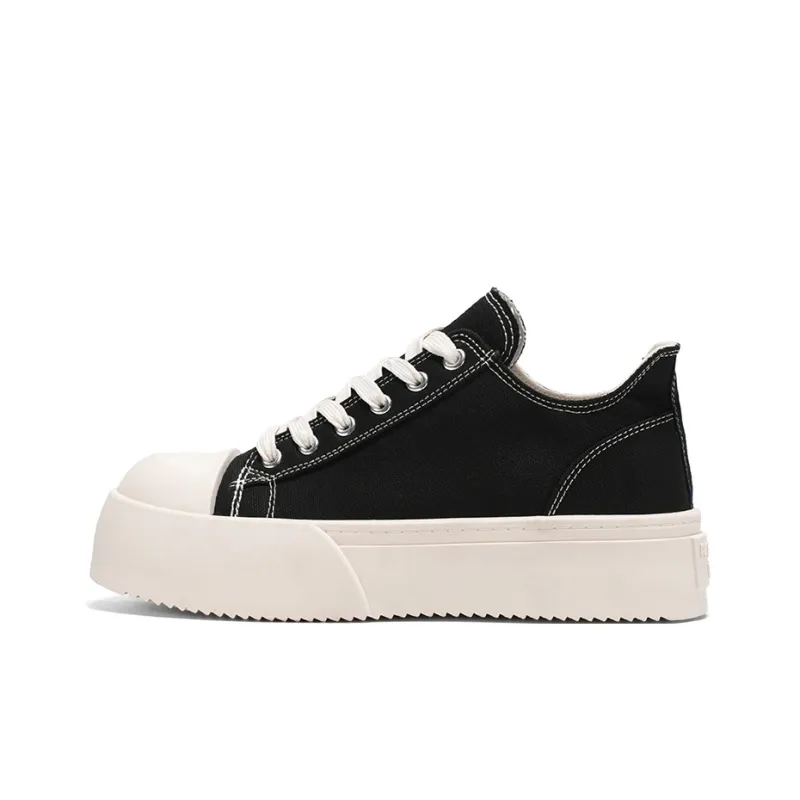 Bull Charm Skateboard Shoes Men's Black-0