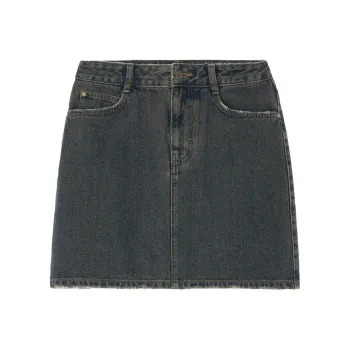 Lee Denim Short Skirts Women's Dark Indigo
