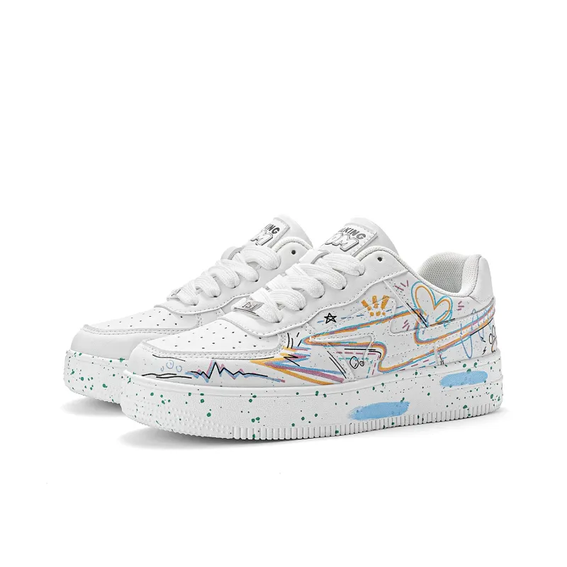 TALKING TOM Coverage Breathable Low Top Skateboard Shoes Unisex-9