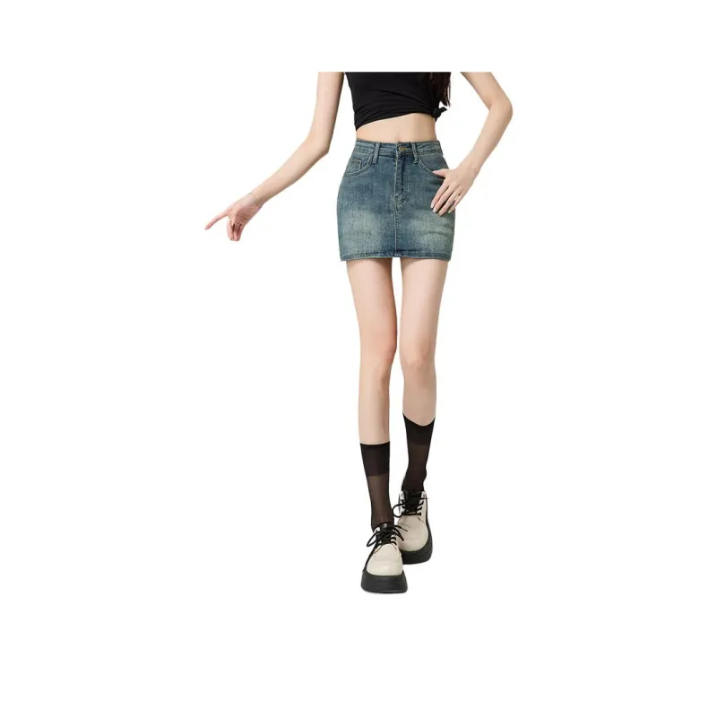 ZAZN Denim Short Skirts Women's-11