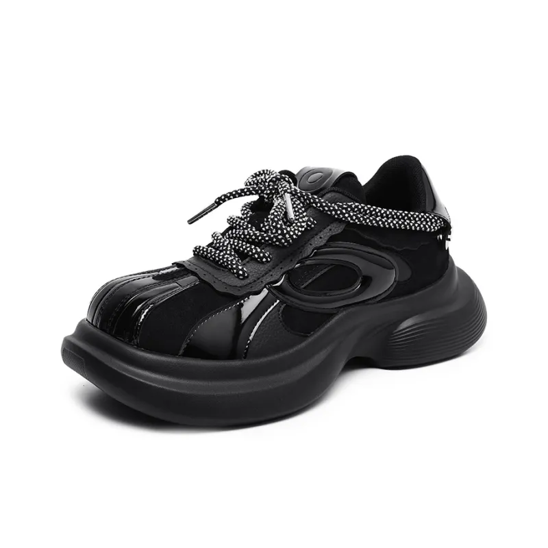 LUOMAIKE Breathable, Height Enhancing, Lightweight Low Top Chunky Sneakers Unisex-6