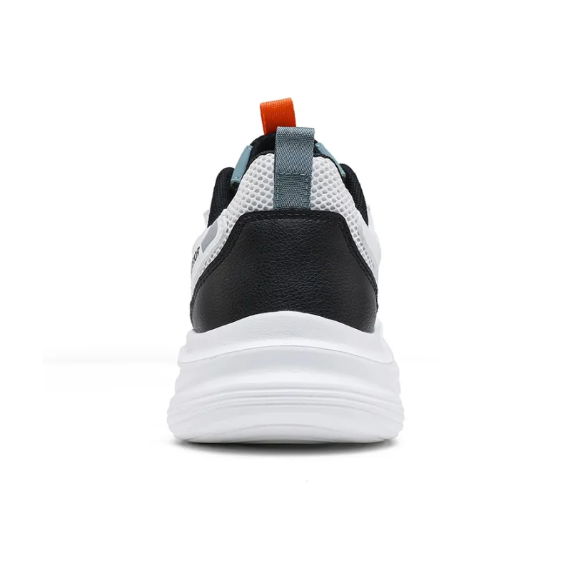 WARRIOR Running Shoes Men Low Top White/Gray/Black-3