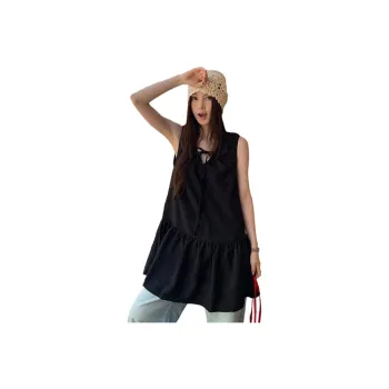 FLIM Sleeveless Dresses Women's Black