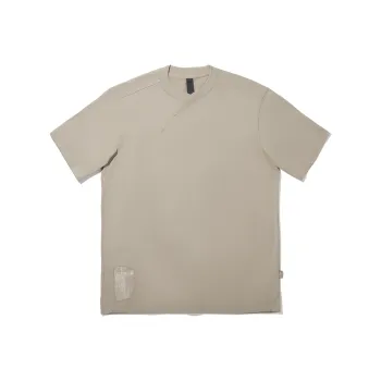 LiNing x CHENGLONG,LIANMINGKUAN T Shirt Men's Coffee Foam Umber