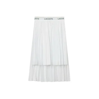 LACOSTE SS25 Casual Long Skirt Women's White