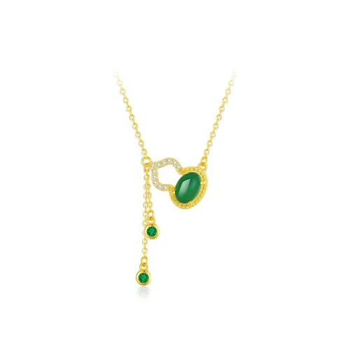 Love Link Chalcedony Necklaces Women's