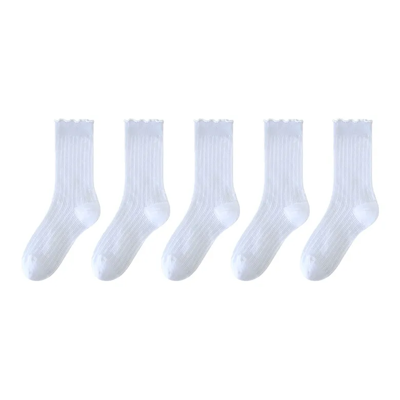 Moremoli Mid Calf Socks Women's 5 Pack-0