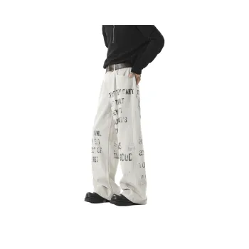 PANDA ADEVIL Jeans Unisex Gray Apricot